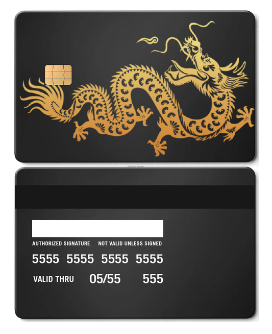 Chinese Dragon Card