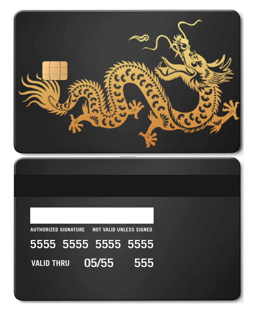 Chinese Dragon Card
