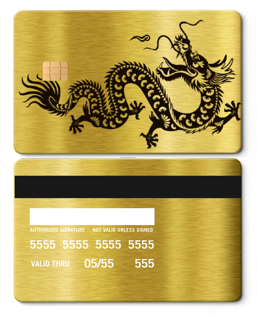 Chinese Dragon Card