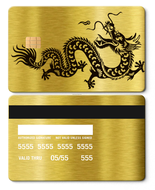 Chinese Dragon Card